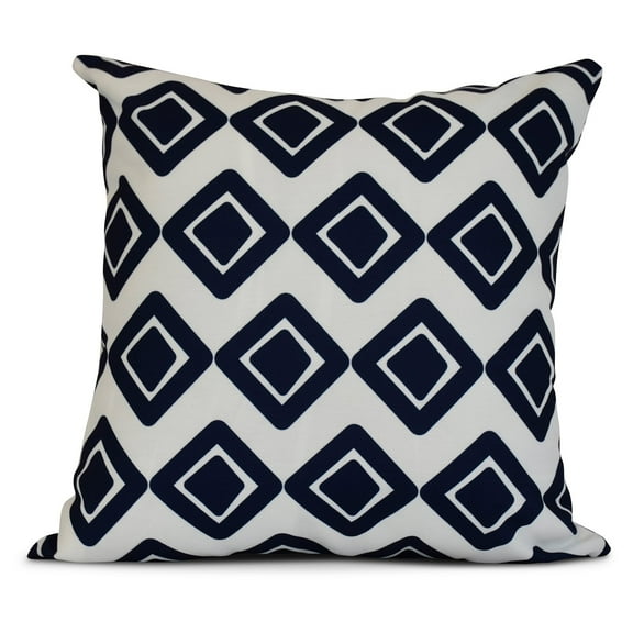 Simply Daisy, Diamond Jive, Geometric Print Decorative Pillow
