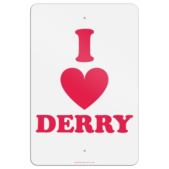 IT: Chapter 2 I Love Derry Home Business Office Sign