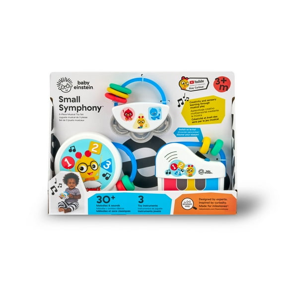 Baby Einstein Small Symphony 3-Piece Musical Toy Set, Ages 3  months