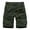 Army Green, variant on MSJUHEG Mens Shorts Men'S Shorts Male Solid Color Multi Pocket Zipper Buckle Outdoor Shorts Tooling Shorts Shorts Men Army Green L