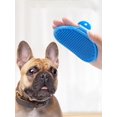 thumbnail image 2 of 1pc Blue Silicone Pet Bathing Glove, 2 of 3
