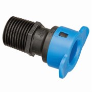 Orbit Irrigation 7572449 0.5 in. Blu-Lock MPT Adapter, Black & Blue