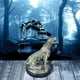 thumbnail image 1 of Fiudx Liquidación de ahorros de verano Adornos decorativos para el hogar con forma de perro esqueleto, escenas del día de Halloween, adornos para disfrazarse, artesanías de resina, 1 of 7