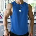 thumbnail image 2 of Linfrsh Men's Slim-Fit Athletic Running Casual Fashion Tank Tops BU2,2XL, 2 of 4