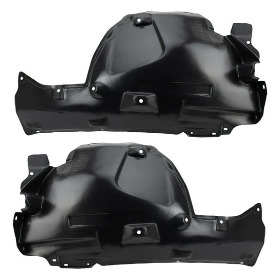 TRQ Front Inner Fender Liner Set Fits Select 2008-2013 INFINITI G37 IN1248113 IN1249113