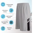 thumbnail image 3 of Essential Elements 5 Pack: Boys Youth Athletic Active Sports Gym Basketball Shorts with Pockets, 3 of 7