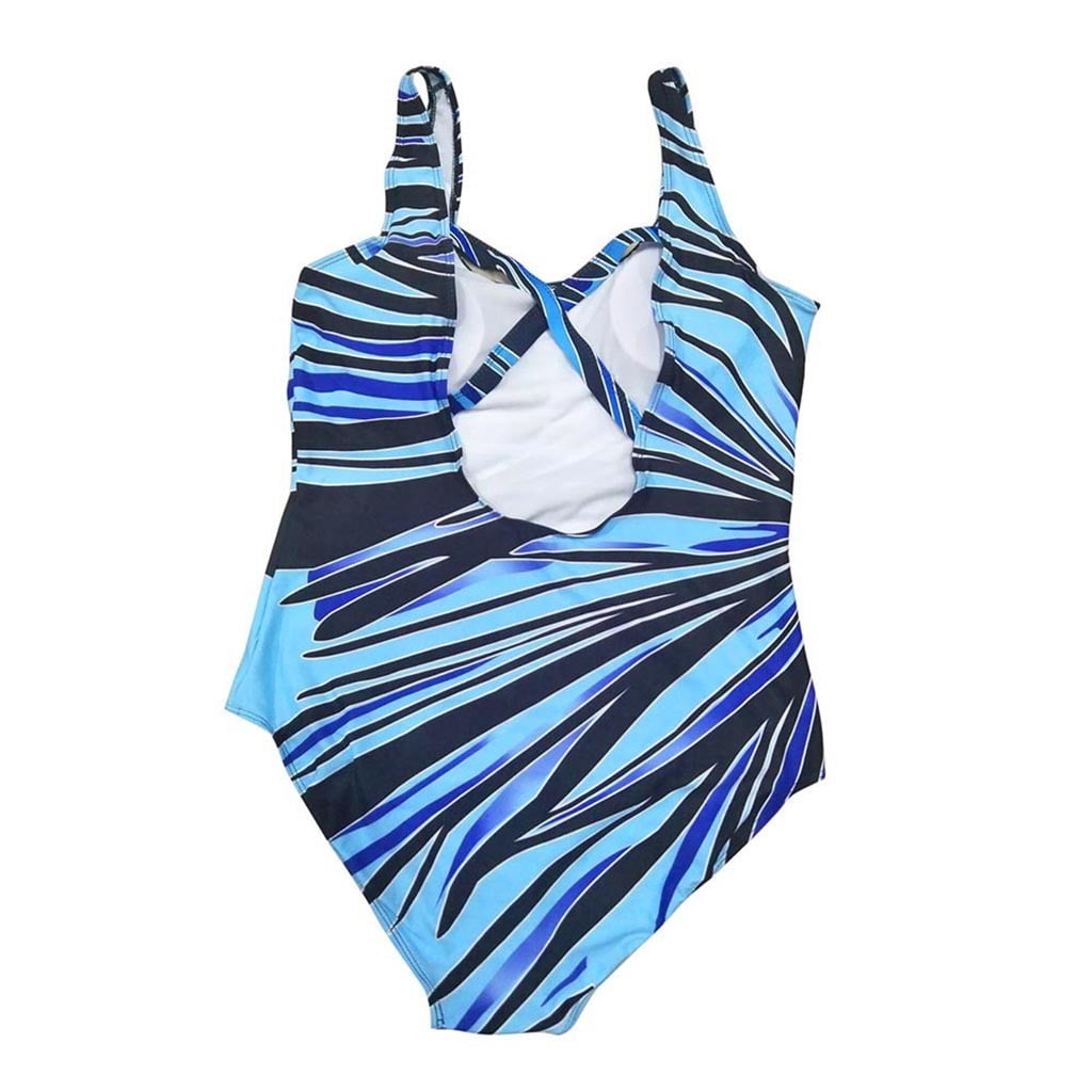 Mzoazpie Women's plus Padded Swimsuit Monokini Push Up Bikini 4XL