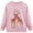 Pink, variant on Toddler Baby Girls Flamingo Sweatshirts Casual Pullover Crew Neck Winter Long Sleeve Tops Shirts Clothes 7T