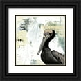 thumbnail image 1 of Ogren, Sarah 15x15 Black Ornate Wood Framed with Double Matting Museum Art Print Titled - Pelican Palm, 1 of 4