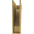 thumbnail image 4 of 8"W x 32"D x 32"H Thin Newport Rough Cedar Woodgrain TimberThane Corbel, Primed Tan, 4 of 6