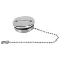 thumbnail image 1 of Boat Deck Fill Filler Replacement Cap with Chain Stainless Steel Fuel Water, 1 of 5