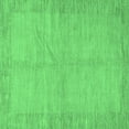thumbnail image 1 of Ahgly Company Indoor Square Abstract Emerald Green Modern Area Rugs, 4' Square, 1 of 4