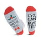 thumbnail image 3 of Calcetines de punto gruesos de algodón para hombre con estampado de árbol de Navidad, novedosos calcetines de media pantorrilla Rojo, 3 of 6