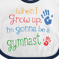 thumbnail image 4 of Inktastic Gymnast Future Boys or Girls Baby Bib, 4 of 4