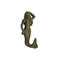 thumbnail image 2 of Handcrafted Model Ships K-516-gold 6 in. Cast Iron Mermaid Hook - Rustic Gold, 2 of 2