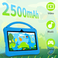 thumbnail image 3 of Veidoo 7 inch Android Tablets for Kids, 2GB RAM, 32GB ROM, iWawa Apps & Parent Controls, Safety Eye Protection Screen, Educational Games, WiFi, Dual Camera, Silicone Case (Blue), 3 of 8