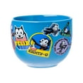 thumbnail image 4 of Felix the Cat the OG Felix Badges 20oz Ceramic Ramen Bowl with Chopsticks, 4 of 6