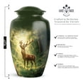 thumbnail image 2 of MUKTIVE Deer Cremation Urns for Adult Ashes Women - Large Green Forest Memorial Urns for Adult Male - Funeral Urn for Human Ashes - Burial Urn for Mother & Father - 10 Inch, 2 of 7