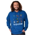 thumbnail image 5 of Mega Man Squad Goals Game Characters Unisex Plus Size Hoodie Brisco Brands 2X, 5 of 6