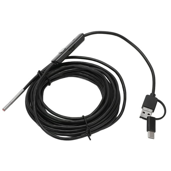 HD Endoscope Digital Inspection Camera with 3.9mm Lens IP67 Waterproof Industrial Borescope for PC Computer 6 LED Lights 1280 X 720 Resolution USB Endoscope Camera