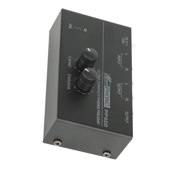 Phono Preamp for Turntable Amplifier, Ultra Low Noise Electronic Audio Stereo Phonograph Preamplifier with Independent Volume Control, Pre Amp for Record Player