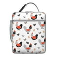 thumbnail image 5 of Chicken Insulated Lunch Box Teen Reusable Lunch Bag with Front Pocket Lunchbox Picnic Hiking, 5 of 6
