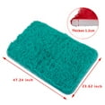 thumbnail image 2 of LELINTA Super Soft Fluffy Floor Rug Washable Shag Rug Shaggy Area Rug Bedroom Dining Room Anti-skid Carpet Yoga Mat Child Play Mat Contemporary Luxury Rug, 23.6'' x 47.2'', Blue, 2 of 5