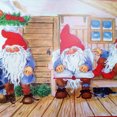 thumbnail image 4 of 12pcs Noël Santa Claus Maison Napperon PVC Napperons Table Napperon (Style D), 4 of 7