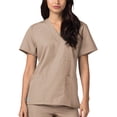 thumbnail image 3 of Adar Universal Unisex V-Neck Tunic 3 Pocket Scrub Top (Available in 39 Colors), 3 of 7