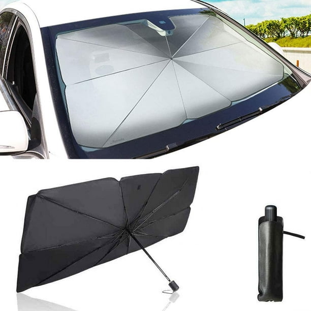 Le pare-soleil de voiture pliable en forme de parapluie avec la