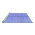 thumbnail image 2 of Ahgly Company Machine Washable Indoor Rectangle Abstract Blue Modern Area Rugs, 5' x 7', 2 of 4