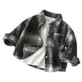 thumbnail image 5 of Ashirexll Girls Shirts Winter Tops 2-11 Years Turndown Collar Button Down Long Sleeve Casual Preppy School Blouses, 5 of 5
