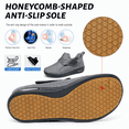 thumbnail image 6 of Mens Extra Wide Slip On Shoes, Breathable Knit Upper Air Cushion Sole Non Slip Casual Sneakers for Wide Feet Swollen Feet, 6 of 6