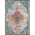 thumbnail image 2 of Harper HY50P Vivid Beauty Abstract Vintage Blue Area Rug, 5'3" x 7'0", 2 of 5