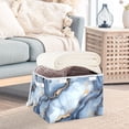 thumbnail image 3 of Yayeee Collapsible Cube Storage Bin with Lid Fabric Closet Decorative Basket with Handles, Abstract Marble Pattern, 3 of 7