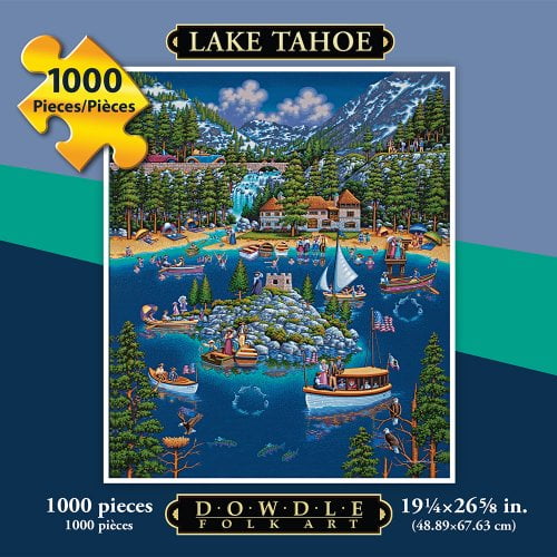 Dowdle Puzzle Folk Art Lac Tahoe