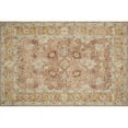 thumbnail image 1 of Loloi Julian 3'6" x 5'6" Hand Hooked Wool Rug in Terracotta and Gold, 1 of 1