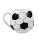 thumbnail image 1 of KAKOWELY Taza de café con diseño de fútbol, divertida taza de fútbol, taza de agua, té, café, leche y jugo., 1 of 5