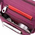 thumbnail image 6 of Women Multi Pockets Crossbody Bag Waterproof Nylon Single Shoulder Bag Travel Purses Handbags,Light Purple, 6 of 6