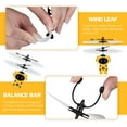 thumbnail image 3 of Flying Ball Toys Infrared Induction Colorful Built-in LED RC Robot Drone Toy Indoor Outdoor Games Toys for Kids Boys Girls 6 7 8 9 10 Year Old Birthday Xmas Gifts (Yellow), 3 of 7