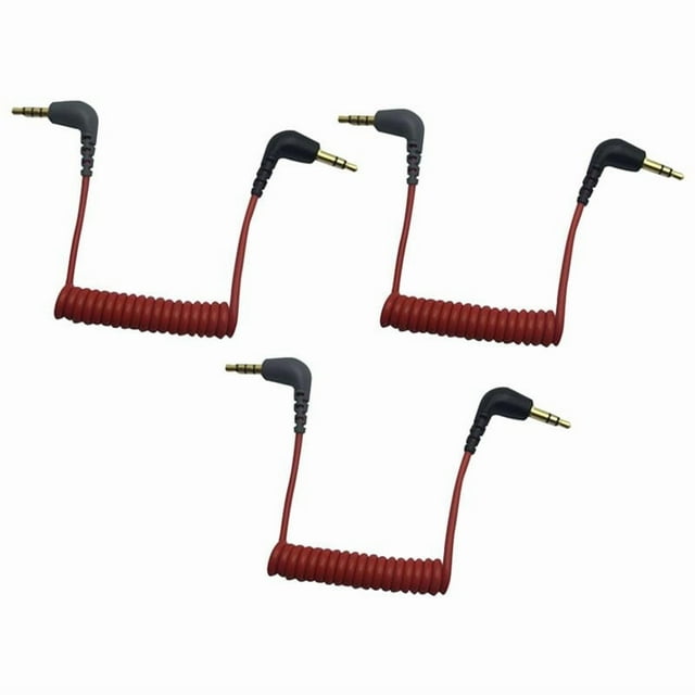 3X Reemplazo de Cable Adaptador de 3,5 mm Una TRRS de 3,5 mm para Sc7 de VIDEOMIC -Type Mics