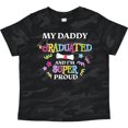 thumbnail image 3 of Inktastic My Daddy Graduated and I'm Super Proud Boys or Girls Toddler T-Shirt, 3 of 5