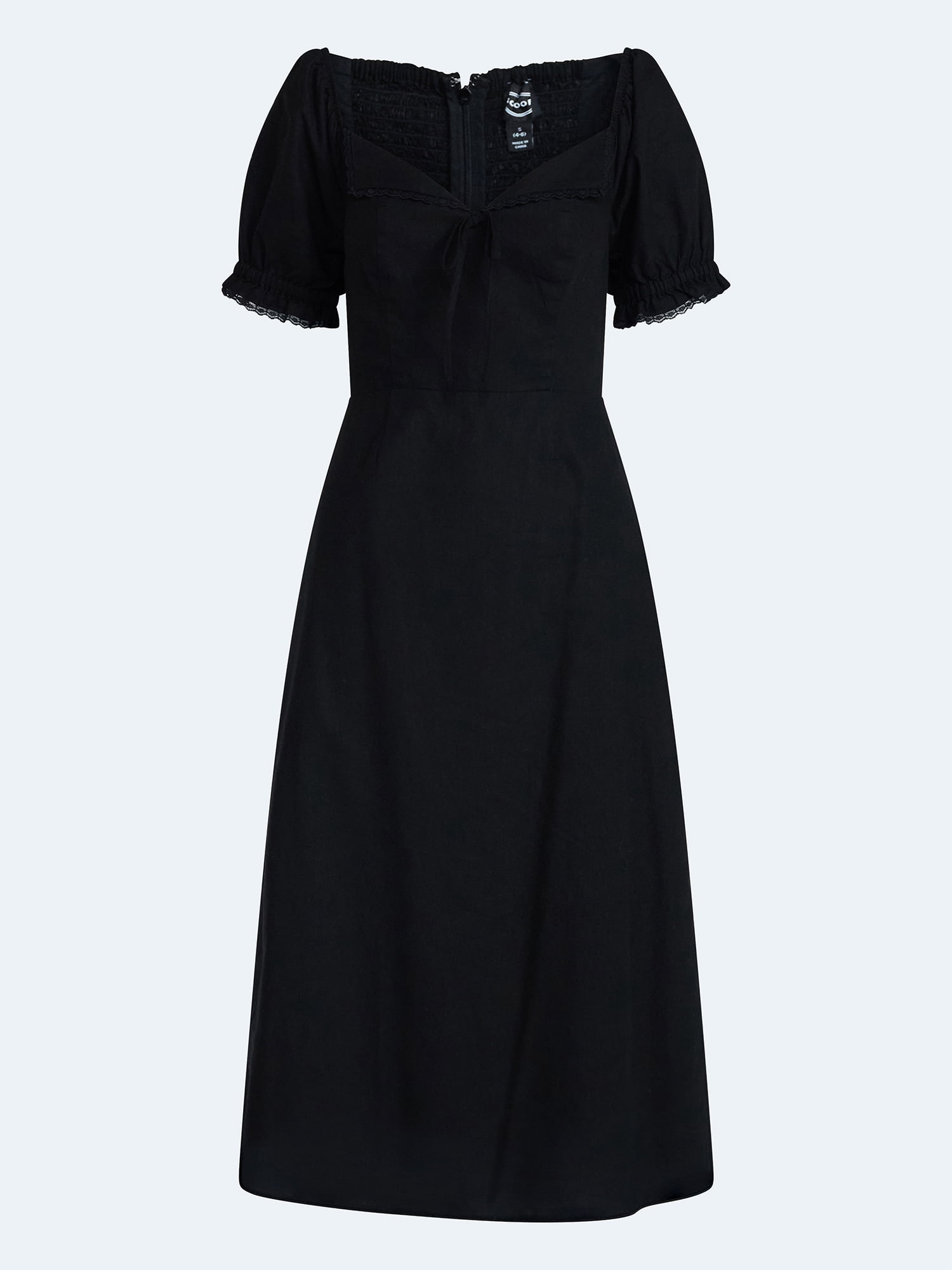 Scoop Women's and Women's Plus Lace Collar Dress, Sizes XS-4X