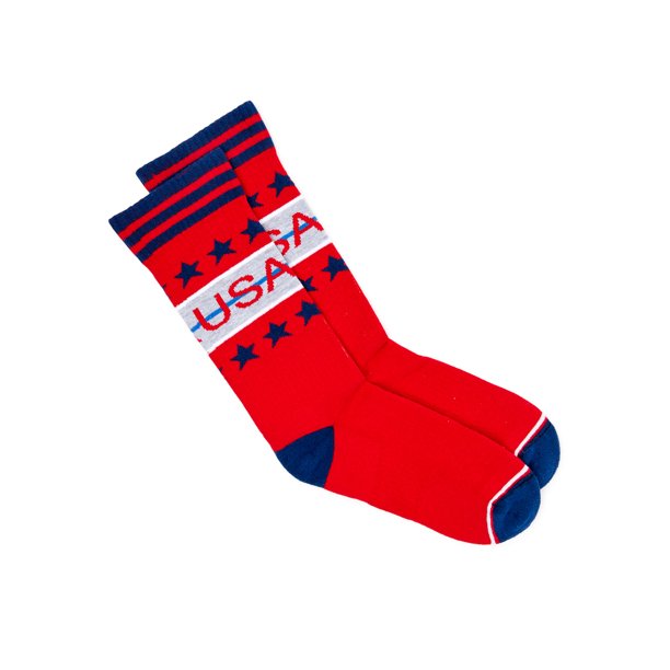 Way To Celebrate Men’s Half Cushioned USA Crew Socks
