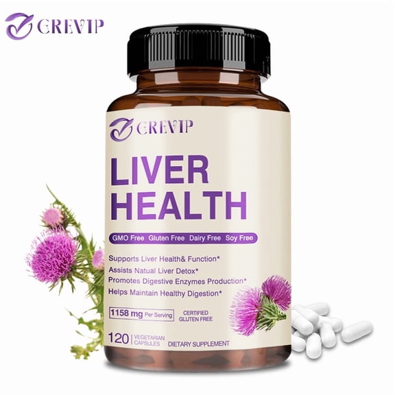Liver Health - with Milk Thistle, Dandelion, Artichoke, Beet Root - Promotes Liver Cleanse Detox & Repair, and Improves Digestion - 120 Capsules