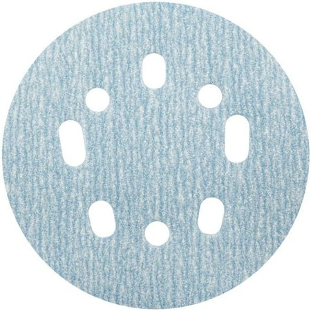 

ProSand 5 in. Ceramic Alumina Hook & Loop 5 & 8 Hole UVH Sanding Disc 320 Grit Extra Fine - Pack of 50