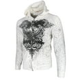 thumbnail image 5 of Xtreme Couture by Affliction Men's Zip Up Hoodie Cast Iron, 5 of 12
