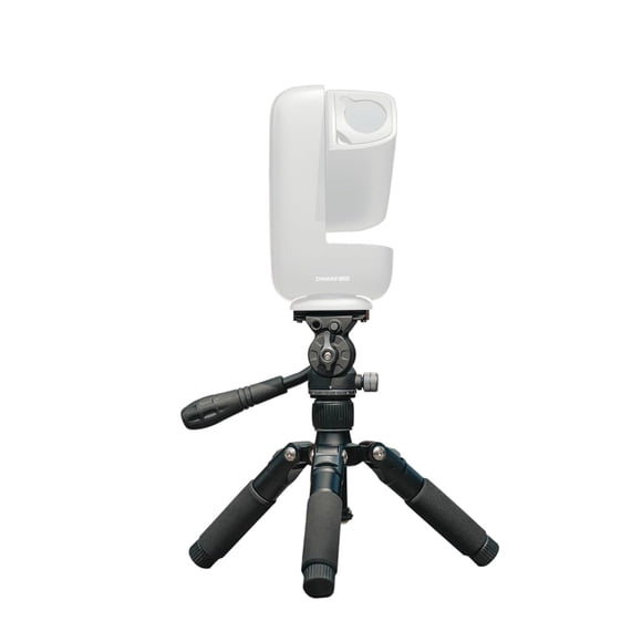 Trípode DWARFLAB con cabezal hidráulico mini de 25-53 cm ajustable