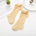 thumbnail image 4 of Baberdicy Socks Socks Long Children Socks Mesh Stripe Socks Baby Bowknot Socks Mens Socks Yellow, 4 of 5