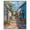 Silver Frame, variant on Alley of Blooms II Canvas Vivid Coastal Art by Art Remedy, Gallery Wrapped, 16" x 20"
